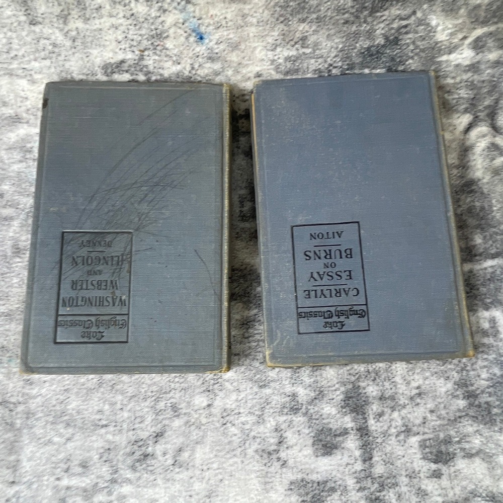 Vtg Scott‎ Foresman Lake English Classics Book Set 1898 1910 Hardcover Blue